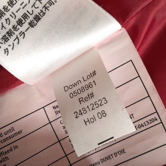 Eddie Bauer Small Red 700 Fill Power Goose Down Full Zip Snap Button Puffer Vest - Picture 12 of 14